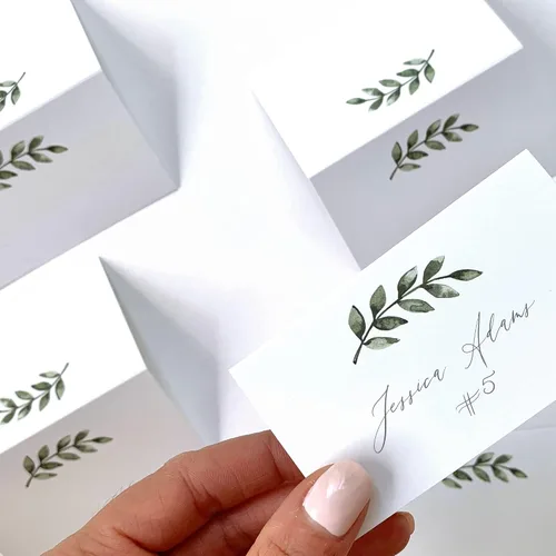Vista 5 de 321Done Tarjetas de lugar, tarjetas de identificación, 3.5 x 2, juego de 24