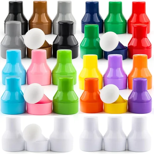 Vista 8 de Juego de 23 aplicadores de tinta con estuches de almacenamiento, punteros de papel para aplicación directa de tinta en proyectos de manualidades