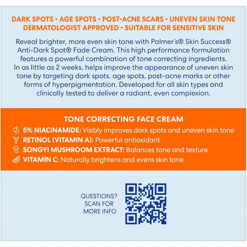 Vista 12 de Palmer's Skin Success Crema Antimanchas Desvanecedora para Piel Seca, 4.4 Onzas