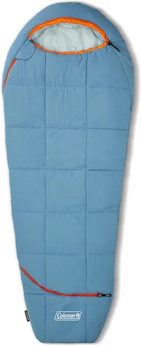 Vista 9 de Coleman Big Bay 0/20/40°F Cold-Weather Sleeping Bag, Adult Mummy Sleeping Bag with Headrest, Foot Ventilation, & Storage Sack, Big & Tall Options