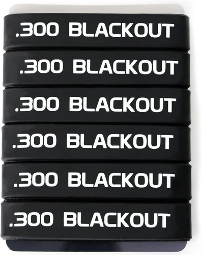 Vista 9 de Aolamegs Paquete de 6 bandas de marcado de cargador Blackout 300