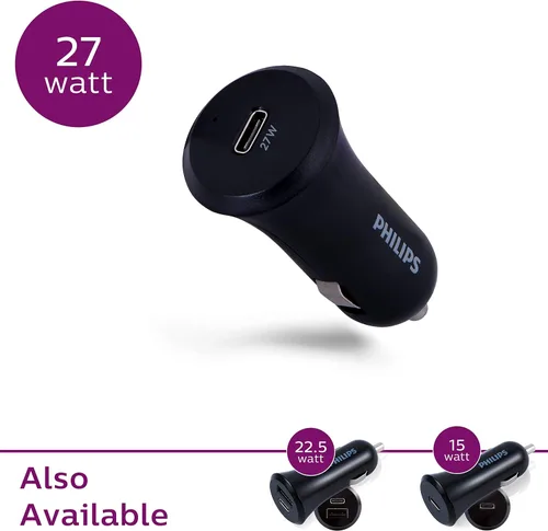 Vista 2 de Philips 27W USB C Car Charger