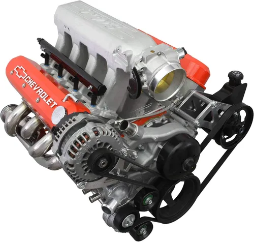 Vista 5 de ICT Billet LS - Kit de soporte de dirección asistida para camión resistente para reubicación de bomba Saginaw para vehículos de intercambio