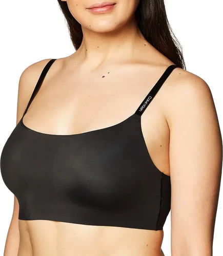 Vista 2 de Calvin Klein Women's Invisibles Comfort Seamless Adjustable Skinny Strap Bralette Bra