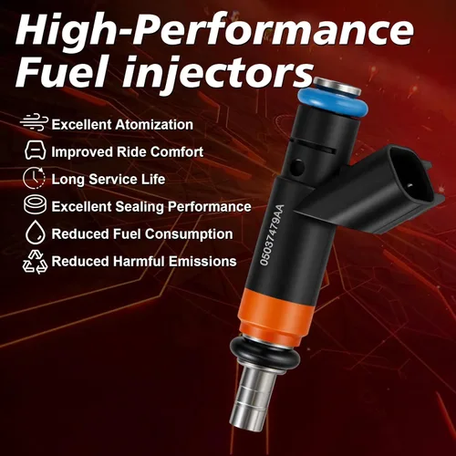 Vista 3 de Inyectores de combustible 05037479AA Hemi 5.7L Apto para: Ram 1500 2009-2017 Ram 2500 para Dodge Charger 2010-2016 2018 para: Jeep Grand Cherokee