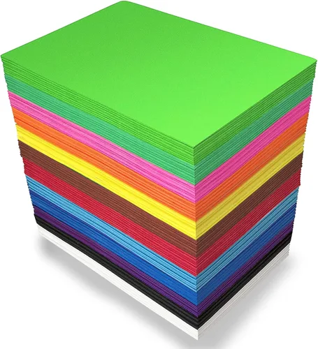 Vista 10 de Hojas de espuma rosa para manualidades, 9 x 12 pulgadas, 2 mm de grosor. Juego de 25 hojas de espuma rosa premium, para proyectos de bricolaje