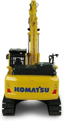 Vista 3 de Universal Hobbies Komatsu PC210LC-11 con excavadora de taladro de martillo, escala 1:50, modelo de construcción fundido a presión, réplica
