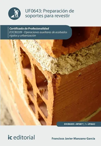 Preparación de soportes para revestir. EOCB0209 (Spanish Edition)