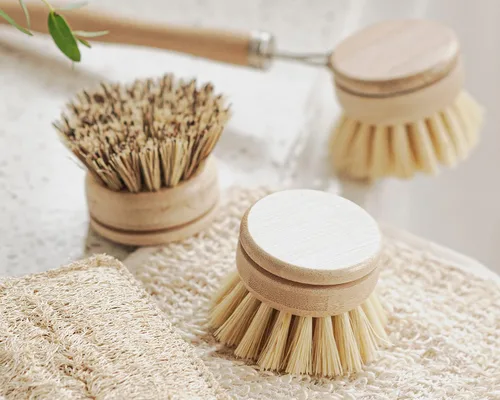 Vista 8 de Jungle Culture Cepillos para Platos o Cabezales de Cepillo de Repuesto para Cepillos Ecológicos para Platos • Cabezales de Cepillo de Cocina