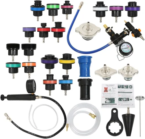 Vista 3 de labwork Kit de sistema de vacío de probador de presión de radiador de 28 piezas