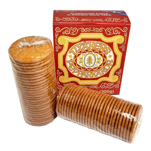 Vista 6 de Nyaker Swedish Gingersnap Cookies Twin Sleeve, 10.6 onzas (paquete de 3: 31.8 onzas en total)