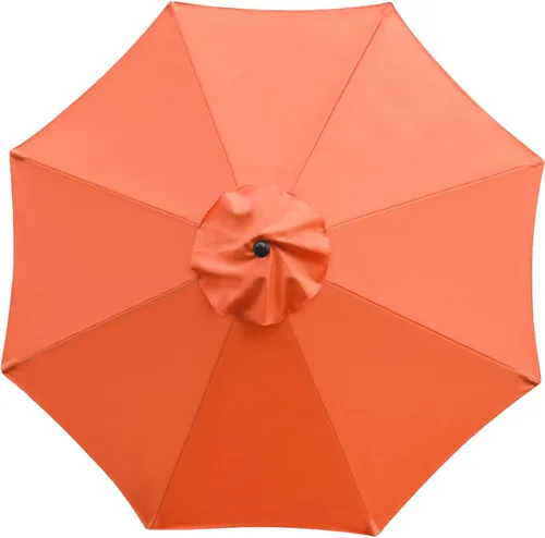 Vista 8 de Sombrilla de repuesto Sunnyglade de 9 pies para patio, toldo de mercado para exteriores con 8 varillas