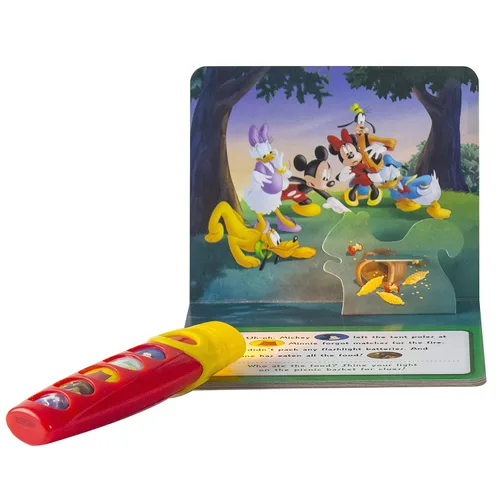Vista 2 de Disney Mickey Mouse Busy Books for Toddlers 2-4 Interactive Sound Book Set with Storybook, Flashlight, Mickey Stickers, More Learning Skills