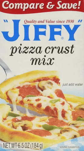 Jiffy Mezcla de corteza de pizza, 6.5 onzas (paquete de 6)