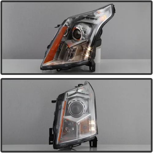 Vista 2 de ACANII - Para [Solo Modelo Halógeno] 2010-2016 Cadillac SRX Faros Delanteros Proyectores Halógenos, Par de Faros Delanteros para Conductor y Pasajero