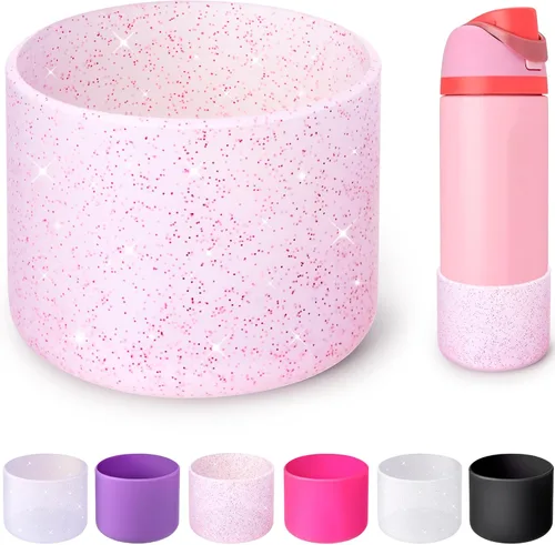 Silicone Boot for Owala Water Bottle 24oz 32oz 40oz, Anti-Slip Protective Sleeve Bottom Bumper Protector for FreeSip, Twist, and Flip Stainless