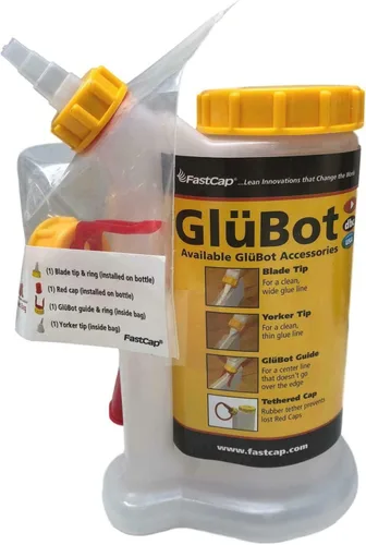 Vista 3 de Despachador de pegamento para madera, botella de 16 onzas, menos goteo