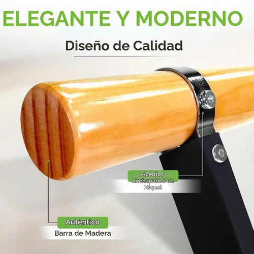 Vista 8 de Barra de ejercicio plegable portátil para entrenamiento de barras