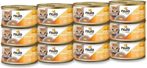 Nulo Freestyle - Receta de pollo y hígado de pollo en paté, comida enlatada húmeda para gatos, 2.8 onzas (paquete de 12)