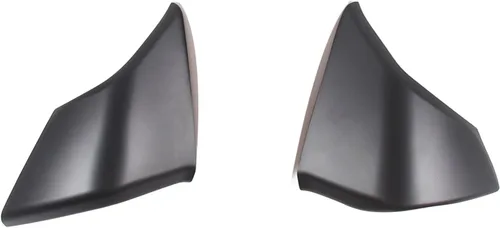 Vista 8 de Cubierta del panel del salpicadero de automóvil compatible con Chevrolet Corvette C8 2020-2025 de fibra de carbono real, 2 piezas, cubierta lateral