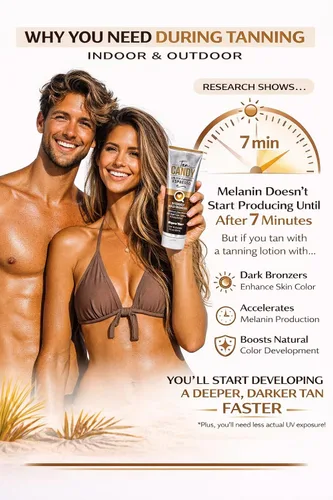 Vista 5 de Supre Tan Candy - Bronceador intenso intenso intenso con sabor a caramelo salado, mezcla oscura, 8.5 onzas