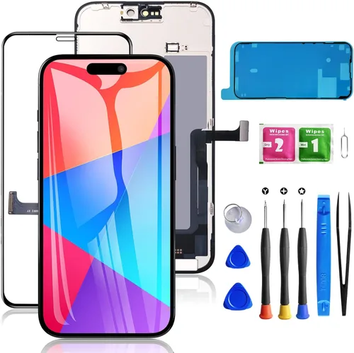 Vista 14 de para iPhone 8 Reemplazo de pantalla negro de 4.7 pulgadas, montaje completo pantalla LCD táctil 3D digitalizador con cámara
