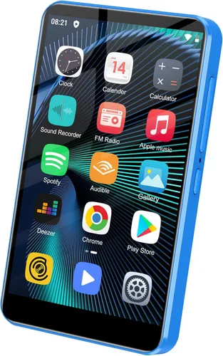 Vista 12 de Reproductor de MP3 con Bluetooth y WiFi, reproductor MP3 y MP4 de 144 GB con Spotify, sistema operativo Android, pantalla táctil de 4 pulgadas