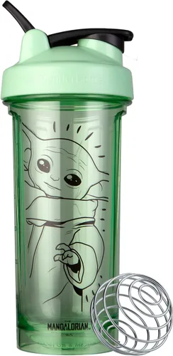 Vista 12 de BlenderBottle - Botella agitadora Pro Series Marvel perfecta para batidos de proteínas y preentrenamiento, 28 onzas, Capitán Marvel