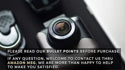 Vista 2 de Dash Cam UltraDash C1 + paquete de tarjeta micro SD de alta resistencia de 64 GB, soporte de carga magnética, sensor de imagen nocturna HDR de alta