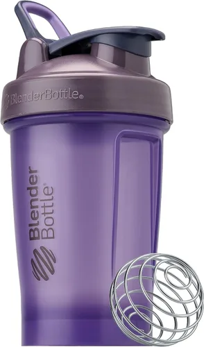 Vista 12 de BlenderBottle Classic V2 Botella mezcladora perfecta para batidos de proteínas y preentrenamiento, 45 onzas, color azul océano