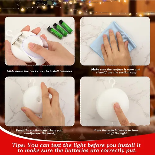 Vista 6 de 5 Piezas Luces Navideñas para Ventana Decoraciones Letrero Iluminado de Navidad Blanco Cálido Funciona con Pilas Telón de Fondo Luces de Silueta