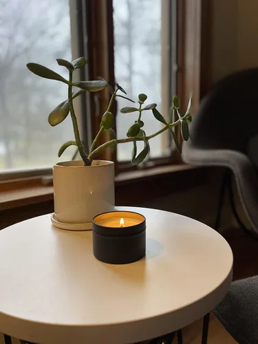 Vista 7 de Aroparc Latas negras de 4 onzas, latas de fabricación a granel, recipientes de 24 piezas, tarros para hacer velas, color negro