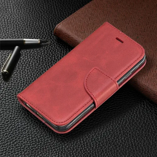 Vista 4 de jioeuinly Case Compatible with Celular Kalley Element 5+Plus Phone Case Flip Stand Cover PU Leather YZW Wallet Case Red