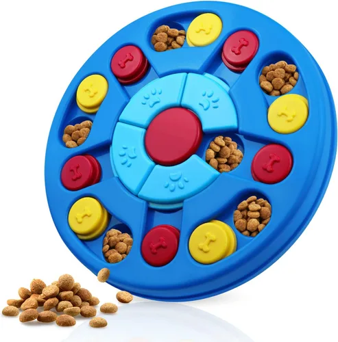Joansan Rompecabezas interactivo para perros, juego de rompecabezas interactivo, juguete para perros inteligentes, estimulación de coeficiente