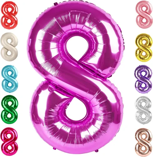 Vista 63 de Globos del números 0 de 40 pulgadas para formar los números 10, 20, 30, 40, 50, 60, 70, 80, 90, 100, para decoración de cumpleaños, bodas, eventos