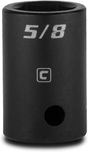 Vista 16 de Capri Tools Dado de impacto poco profundo de 1 pulgada, accionamiento de 1/2 pulgada, 6 puntos, SAE