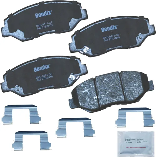 Vista 211 de Pastillas de freno delanteras semi-metálicas Bendix Priority1 CFM1774 para Ford Transit 2019-2017, Transit-150 2021-2015, Transit-250 2021-2015