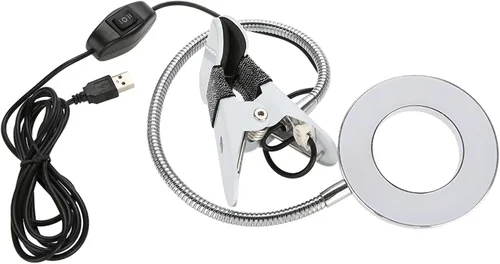 Vista 2 de Makeup, USB Makeup Tattoo LED Lamp, Beauty Lamps, Microblading Light Beauty with Clamp LED Desk Lamp for Eyebrow
