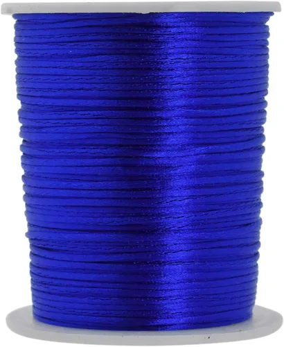 Vista 106 de Mandala Crafts Cordón de nailon satinado de 1/64 pulgadas (0.024 in), 100 yardas para pulseras, collares, joyas y adornos de macramé