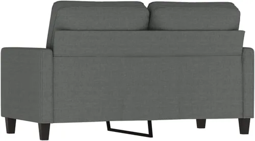 Vista 5 de 2-Seater Sofa, Love Small Seat Couches for Living Room, Bedroom, Apartment Dark Gray 47.2" Fabric