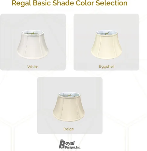 Vista 5 de Royal Designs pantalla de lámpara de pared Billiotte con diseño de campana de tambor - Beige - 8 x 12.5 x 7.6 pulgadas