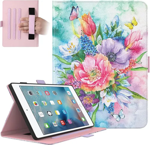 Vista 26 de Dteck Funda para iPad mini 5/4/3/2/1, elegante y ligera de cuero sintético tipo folio con cartera, funda inteligente