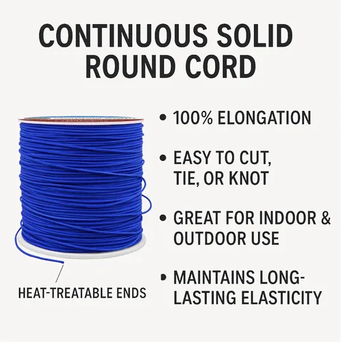 Vista 112 de Mandala Crafts Cordón elástico aguamarina de 0.039 in para la fabricación de joyas – 109 yardas de cordón elástico redondo cuerdas elásticas