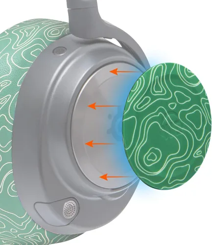 Vista 25 de Placas laterales WC para auriculares Arctis Nova, de Wicked Cushions Compatible con Arctis Nova Pro inalámbrico/Pro con cable/Nova Elite/Nova 7