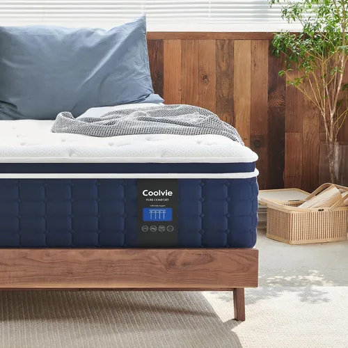 Vista 11 de Coolvie Hybrid Mattress with Gel Memory Foam