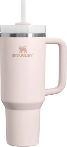Vista 9 de STANLEY Quencher H2.0 - Vaso con pajilla, tapa de 3 posiciones Flowstate de 40 onzas, compatible con portavasos para viajes, vaso de acero Carbón