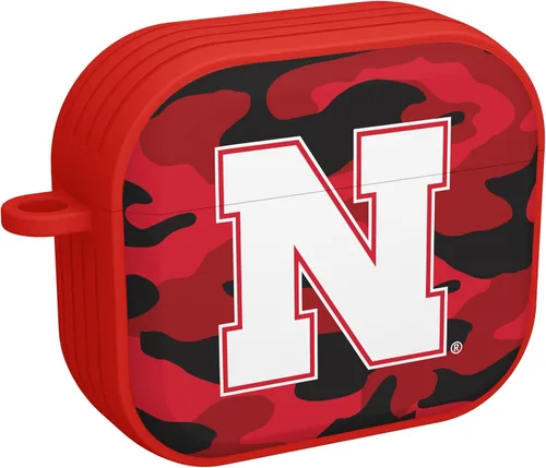 Vista 3 de AFFINITY BANDS Nebraska Huskers Camo HDX - Funda compatible con Apple AirPods Generación 3