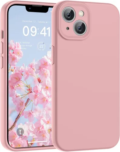Vista 146 de SUPFINE - Funda diseñada para iPhone 12, silicona líquida premium con [forro de microfibra suave antiarañazos][protección de cámara mejorada], funda