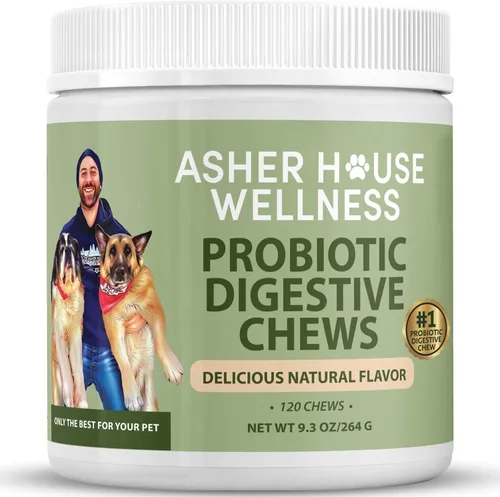 Vista 8 de Asher House Wellness Masticables Multivitamínicos para Perros - Vitaminas y Suplementos para Perros, Masticables Suaves para Perros Mascotas
