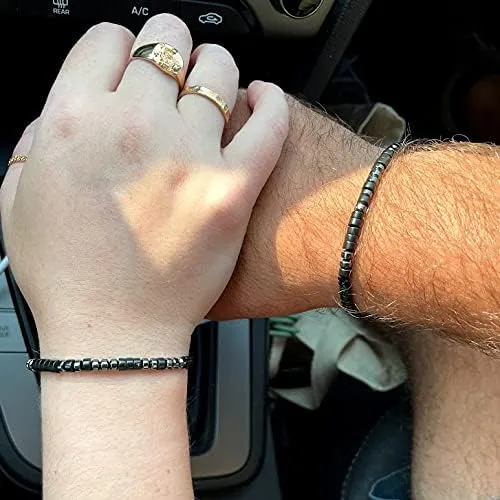 Vista 4 de Pulsera inspiradora de código Morse para el Día de la Madre, cumpleaños, cumpleaños, mamá, madre, padre, hija, tía, abuela, joyería con cuentas